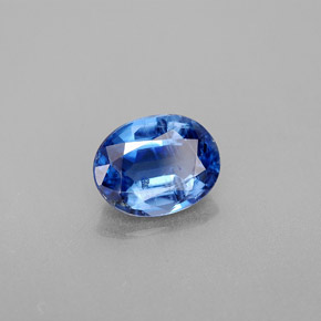 Cianita azul natural de 2,26 ct, corte óvalo, VS-SI