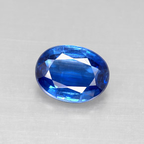 Cianita azul natural de 2,48 ct, corte óvalo, VS-SI
