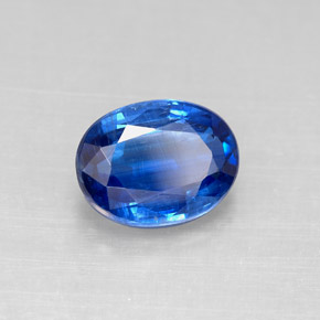 Cianita azul natural de 2,48 ct, corte óvalo, VS-SI