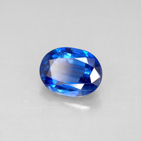 Cianita azul natural de 2,20 ct, corte óvalo, VS-SI