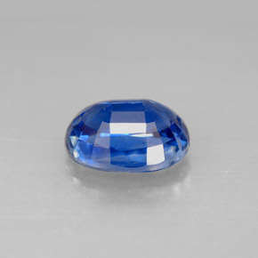 Cianita azul natural de 2,44 ct, corte óvalo, VS