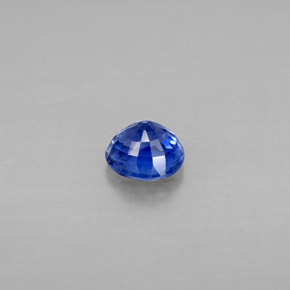 Cianita azul natural de 0,71 ct, corte redondo, SI
