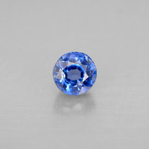 Cianita Azul natural de 0.86 ct, Corte Redondo, SI