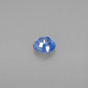 Cianita azul natural de 0,61 ct, corte redondo, SI