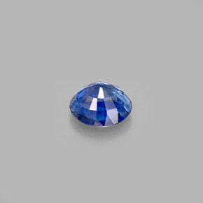 Cianita azul natural de 0,89 ct, corte redondo, VS-SI