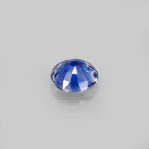 Cianita azul natural de 0,97 ct, corte redondo, VS-SI