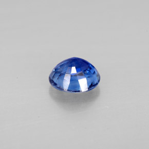 Cianita Azul natural de 0.99 ct, Corte Redondo, VS-SI