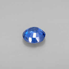 Cianita Azul natural de 0.91 ct, Corte Redondo, VS-SI