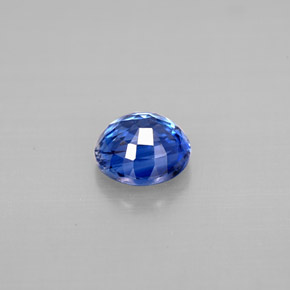Cianita azul natural de 1,10 ct, corte redondo, VS-SI