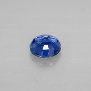 Cianita azul natural de 1,13 ct, corte redondo, VS-SI