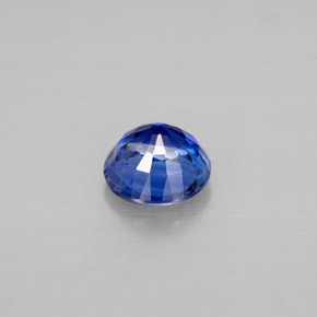 Cianita azul natural de 1,06 ct, corte redondo, VS