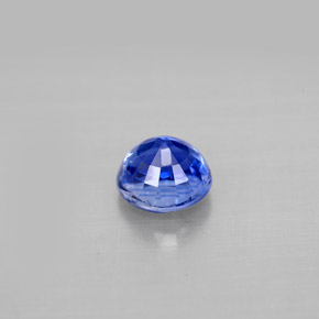 Cianita azul natural de 1,23 ct, corte redondo, VS-SI
