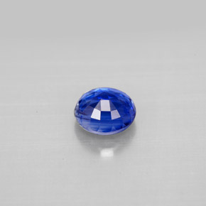 Cianita Azul natural de 1.31 ct, Corte Redondo, VS-SI
