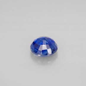 Cianita azul natural de 1,00 ct, corte redondo, VS-SI