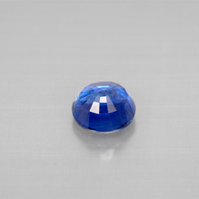 Cianita azul natural de 1,22 ct, corte redondo, VS-SI