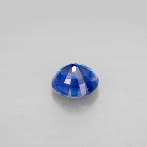 Cianita azul natural de 0,99 ct, corte redondo, VS-SI