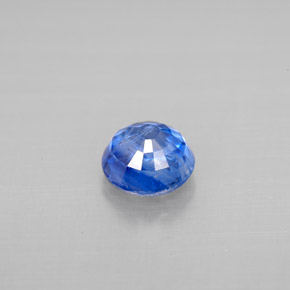 Cianita azul natural de 1,15 ct, corte redondo, VS-SI