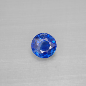 Cianita Azul natural de 1.00 ct, Corte Redondo, VS-SI