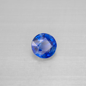 Cianita Azul natural de 1.00 ct, Corte Redondo, VS-SI