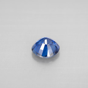 Cianita azul natural de 0,89 ct, corte redondo, VS-SI