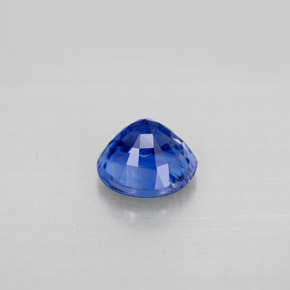 Cianita azul natural de 1,16 ct, corte redondo, VS-SI