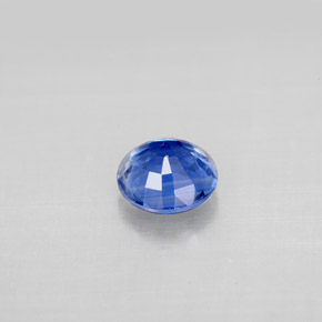 Cianita azul natural de 1,00 ct, corte redondo, VS-SI