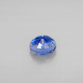 Cianita azul natural de 1,02 ct, corte redondo, VS-SI