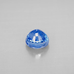 Cianita azul natural de 1,25 ct, corte redondo, VS-SI