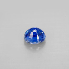 Cianita azul natural de 1,19 ct, corte redondo, VS-SI