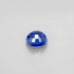 Cianita azul natural de 1,09 ct, corte redondo, VS-SI