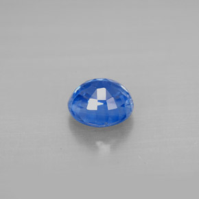 Cianita azul natural de 1,29 ct, corte redondo, VS-SI