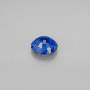 Cianita azul natural de 0,93 ct, corte redondo, VS-SI