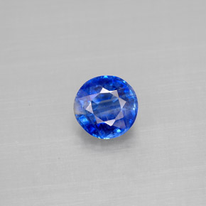 Cianita Azul natural de 1.19 ct, Corte Redondo, VS-SI