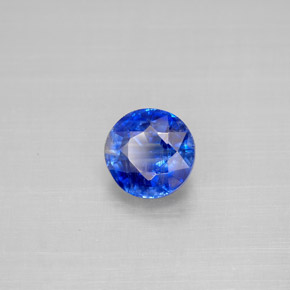 Cianita Azul natural de 1.19 ct, Corte Redondo, VS-SI