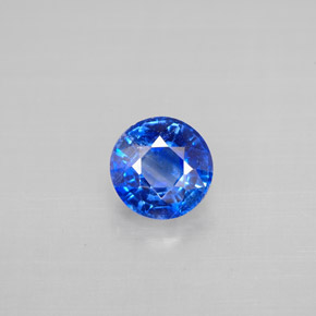 Cianita Azul natural de 1.15 ct, Corte Redondo, VS-SI