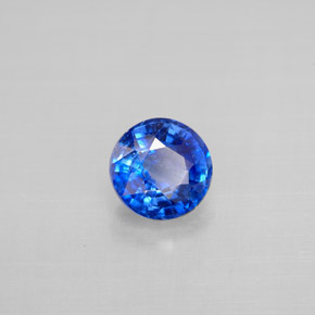 Cianita Azul natural de 1.15 ct, Corte Redondo, VS-SI