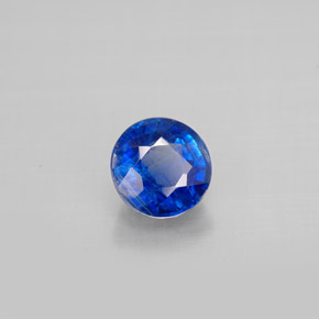 Cianita Azul natural de 1.20 ct, Corte Redondo, VS-SI