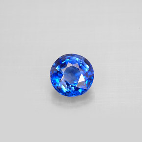 Cianita Azul natural de 1.03 ct, Corte Redondo, VS-SI