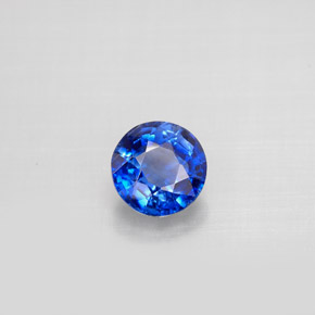 Cianita Azul natural de 1.03 ct, Corte Redondo, VS-SI