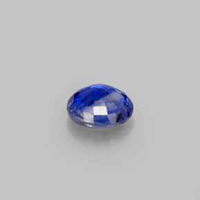 Cianita azul natural de 0,97 ct, corte redondo, VS-SI