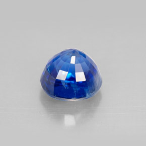Cianita azul natural de 2,71 ct, corte redondo, SI