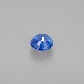 Cianita Azul natural de 0.66 ct, Corte Redondo, VS-SI