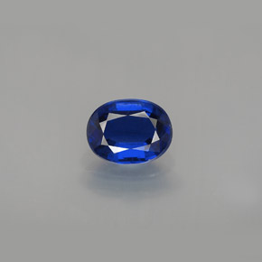 Cianita azul natural de 2,66 ct, corte óvalo, VS