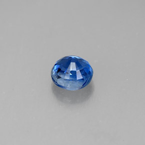 Cianita azul natural de 0,65 ct, corte redondo, SI