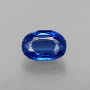 Cianita azul natural de 0,78 ct, corte óvalo, VS-SI