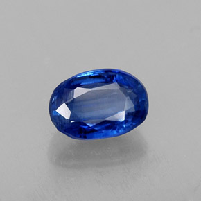 Cianita azul natural de 0,78 ct, corte óvalo, VS-SI