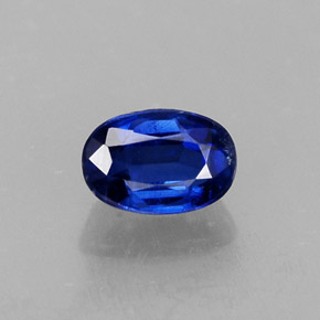 Cianita azul natural de 0,78 ct, corte óvalo, VS-SI