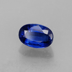 Cianita azul natural de 0,78 ct, corte óvalo, VS-SI