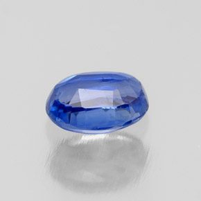 Cianita azul natural de 0,69 ct, corte óvalo, VS-SI