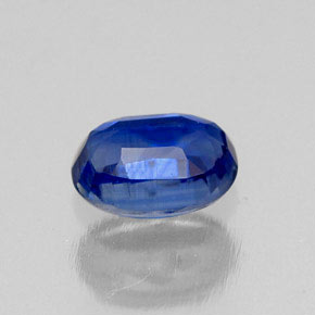 Cianita azul natural de 0,72 ct, corte óvalo, VS-SI